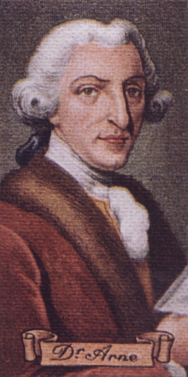 ARNE Thomas Augustine الإنجليزية بواسطة غير معروف