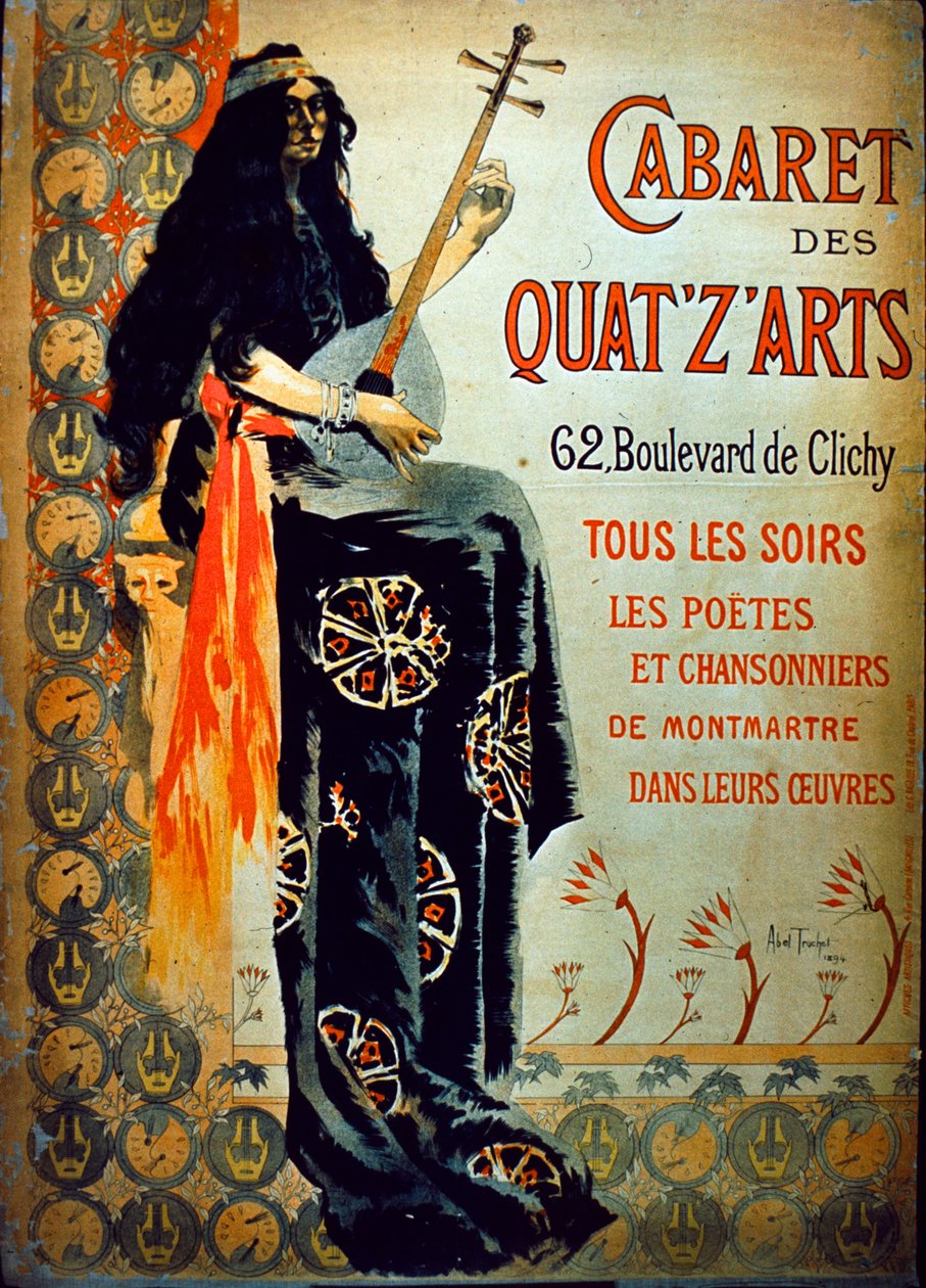 Cabaret des Quat&39;z&39;Arts ، 1894 بواسطة هابيل تروتشت