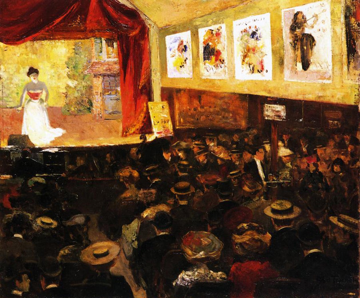 The Cafe-Concert ، c.1904 بواسطة هابيل تروتشت