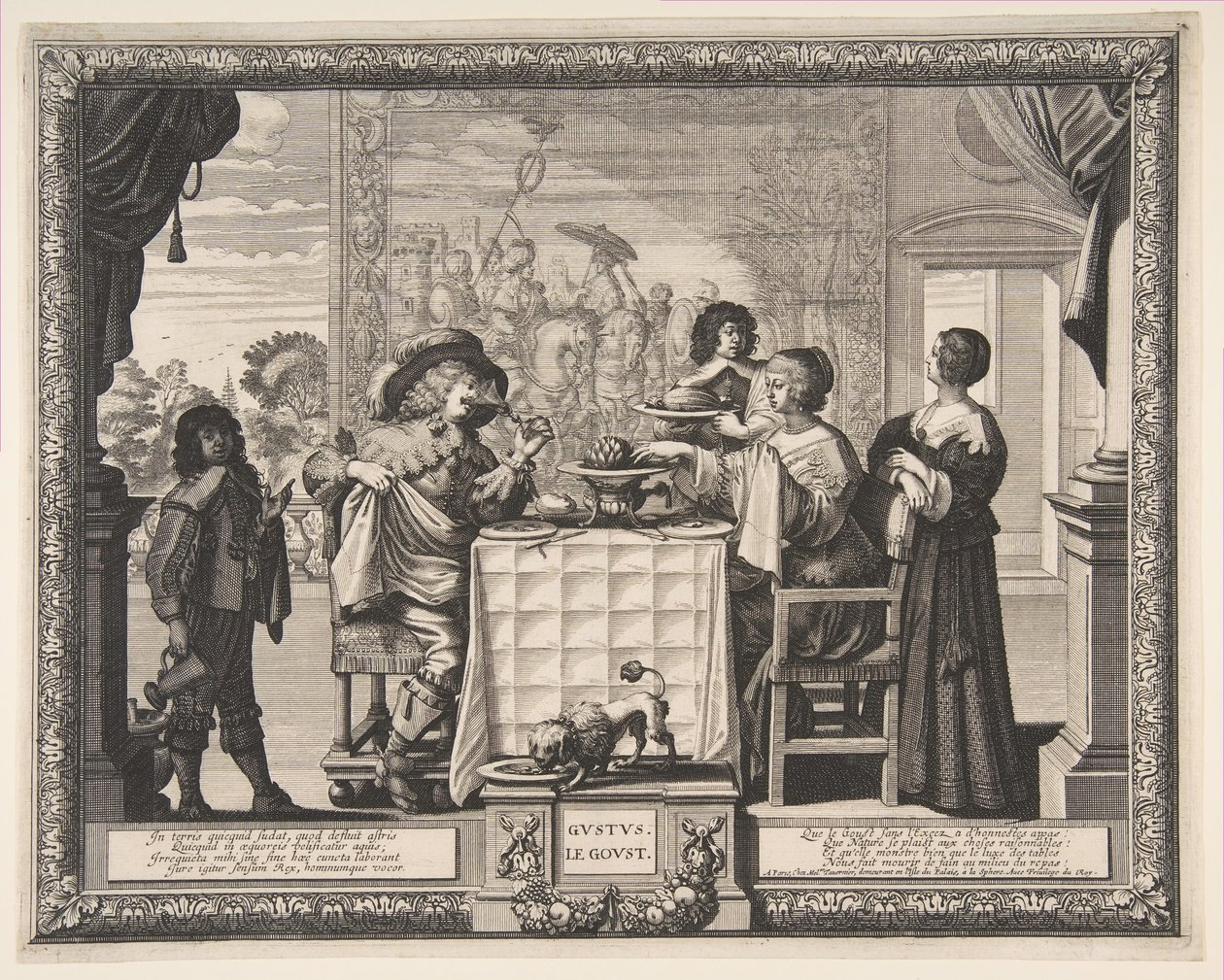 طعم ، 1635-38. بواسطة إبراهيم بوس