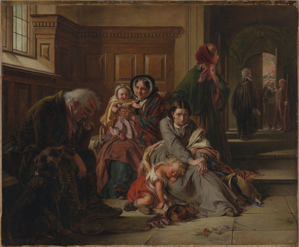 في انتظار الحكم ، 1859 بواسطة ابراهام سليمان