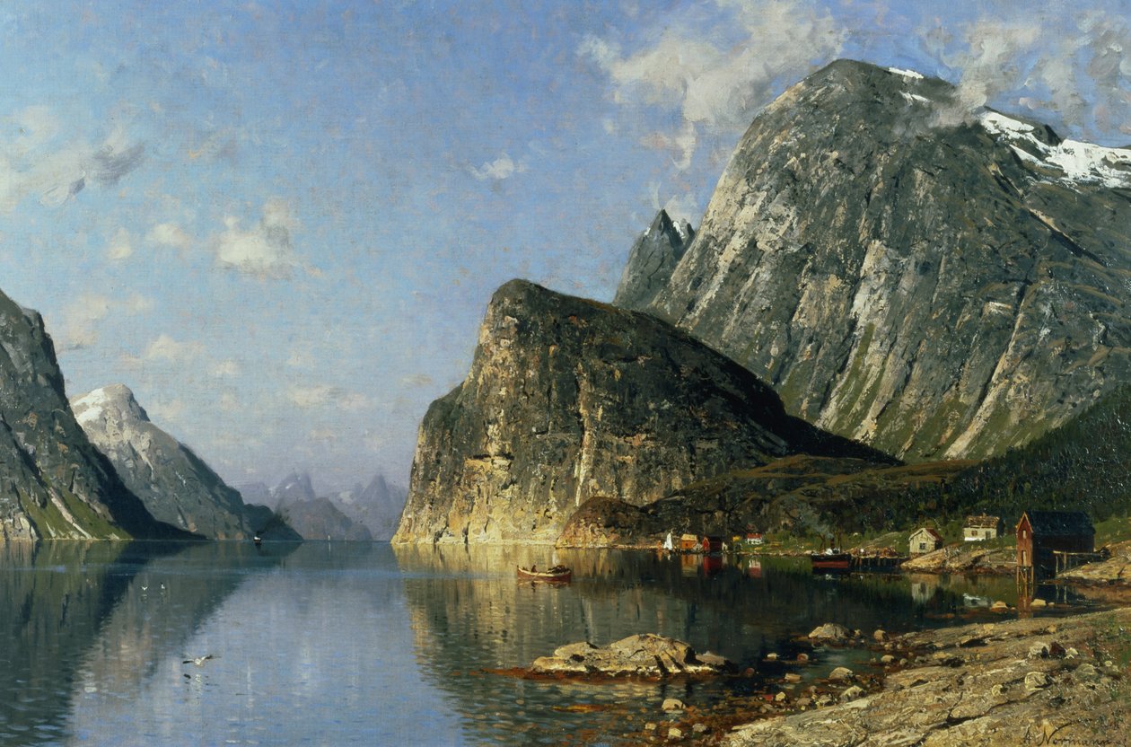 Sogne Fjord ، النرويج بواسطة أدلستين نورمان