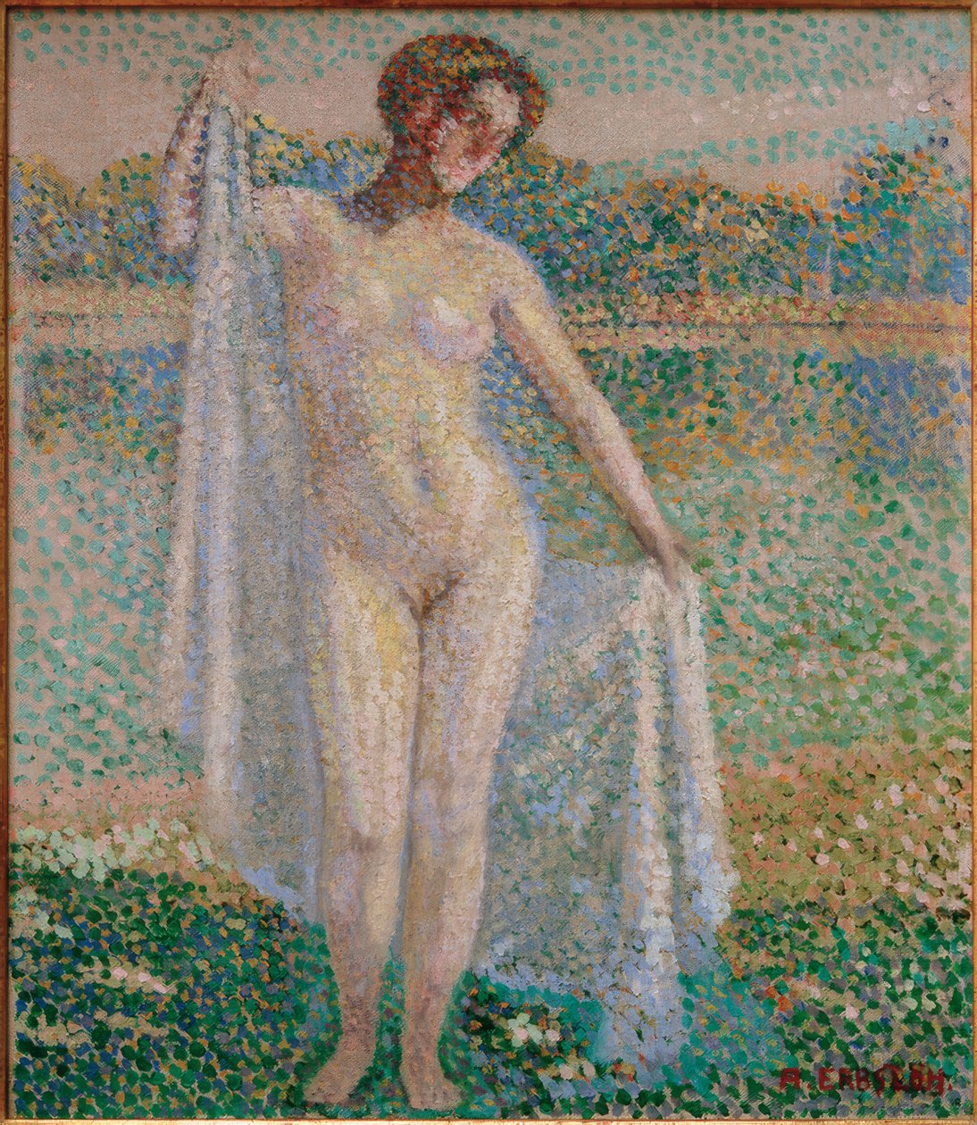 أنثى عارية ، 1908 بواسطة Adolf Erbslöh