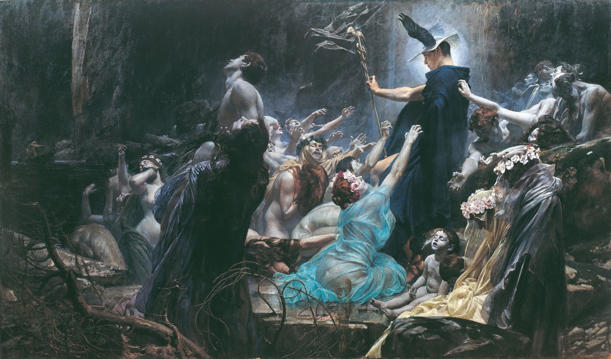 أرواح Acheron ، 1898 بواسطة أدولف هيرمي هيرشل