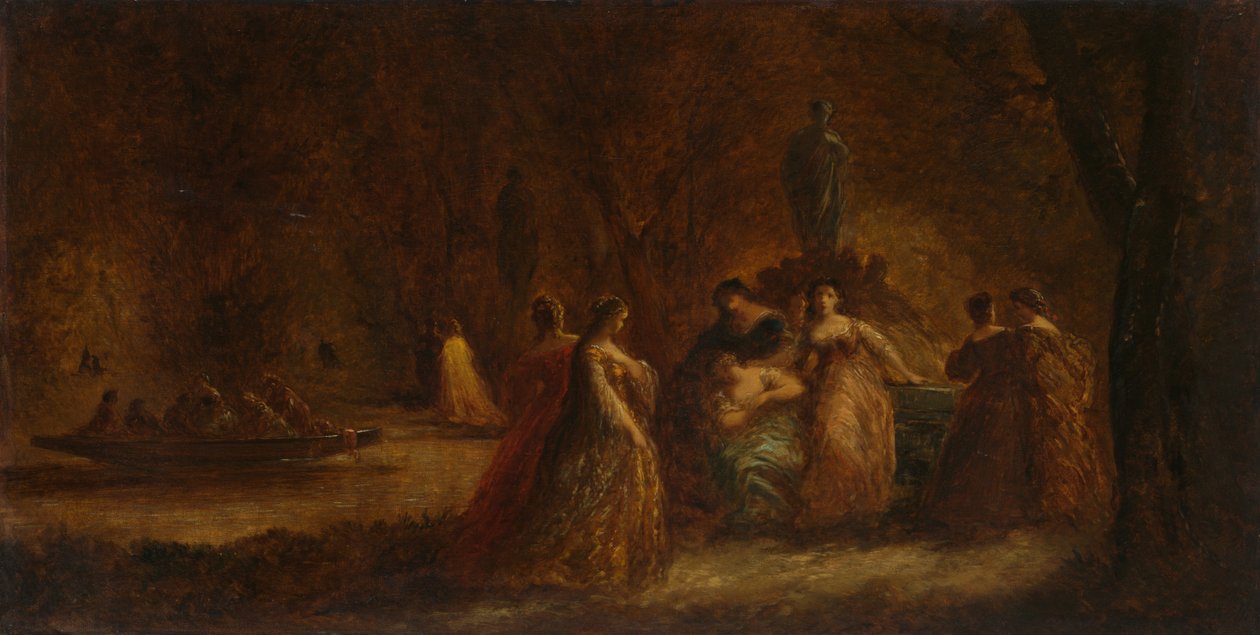A Woodland Fête بواسطة أدولف مونتيسيلي