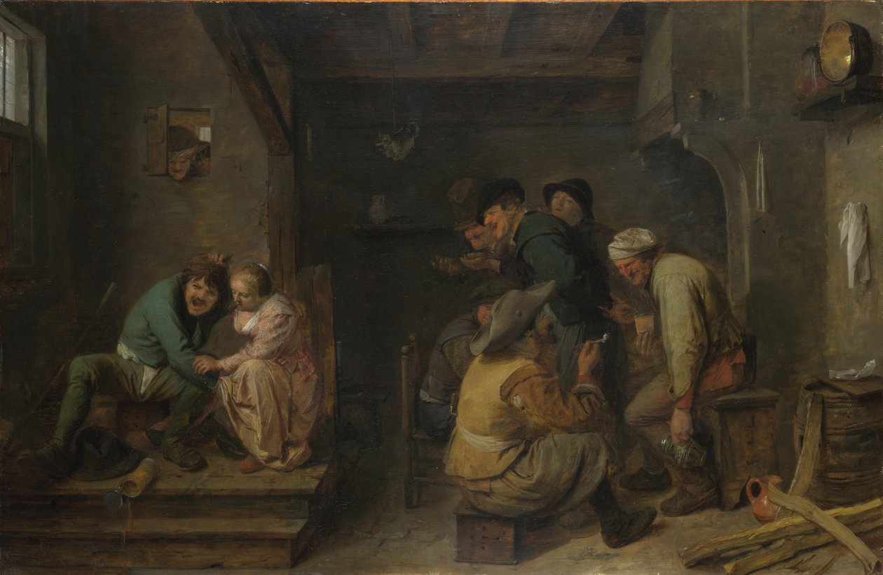 مشهد الحانة ، ج. 1635 بواسطة أدريان بروير