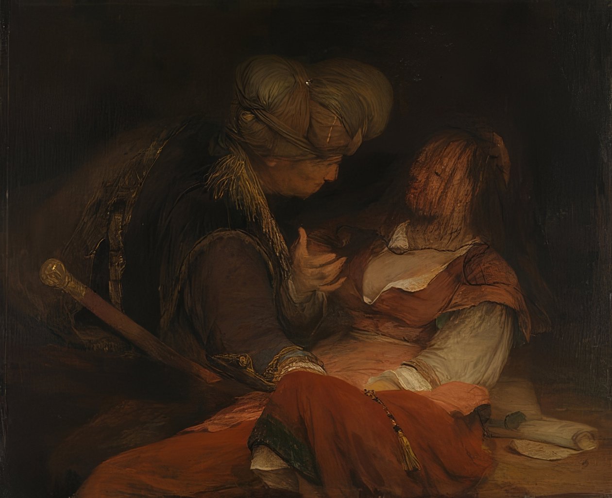 يهوذا وتمار. حوالي عام 1681 بواسطة ارنت دي جيلدر