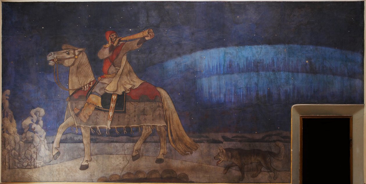 Kullervo Rides to War ، 1901 بواسطة أكسيلي جالن كاليلا