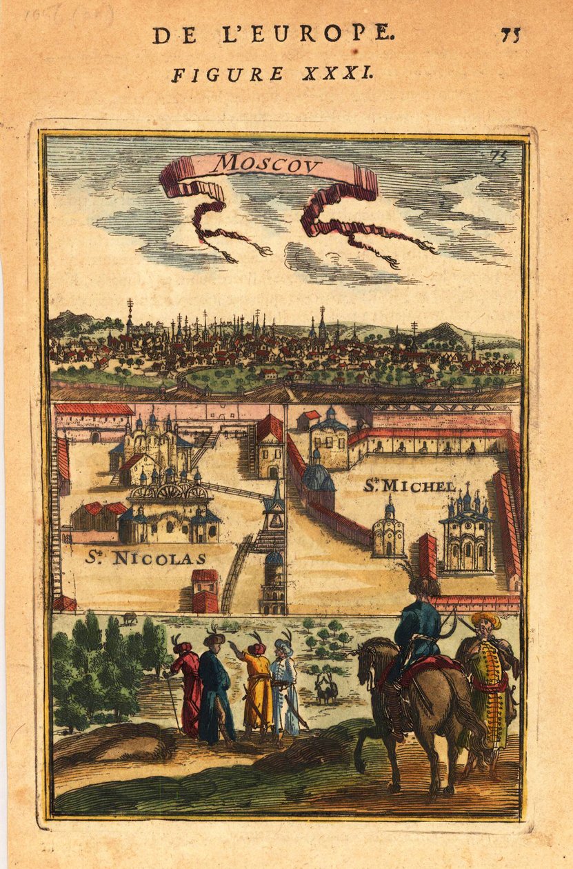 موسكو ، 1683 بواسطة آلان مانيسون ماليت