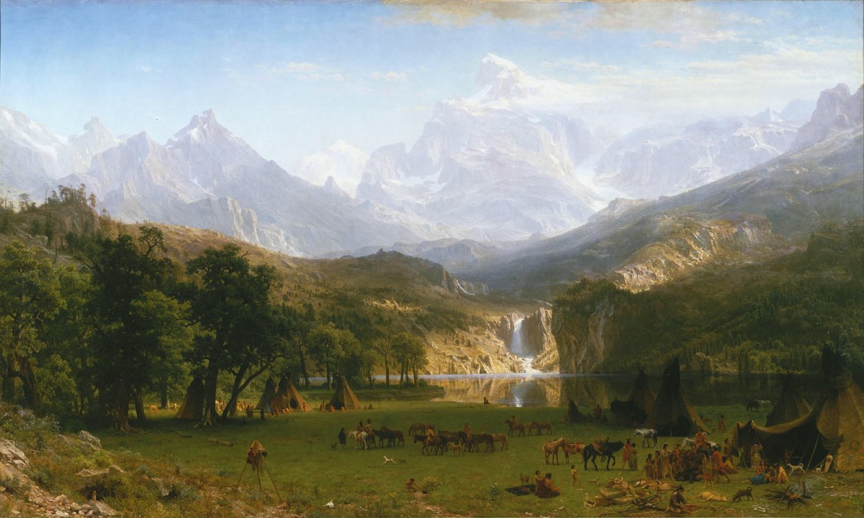 ذروة bierstadt بواسطة ألبرت بيرشتات