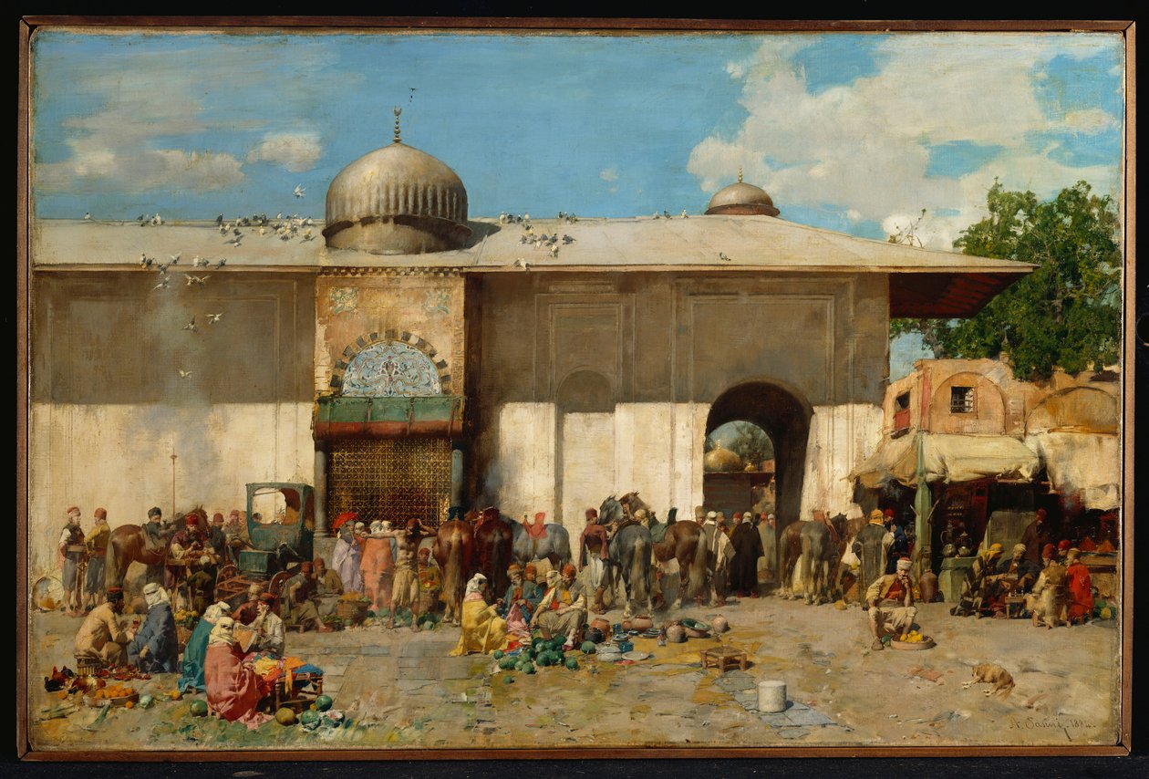 السوق الشرقي ، 1884 بواسطة البرتو باسيني