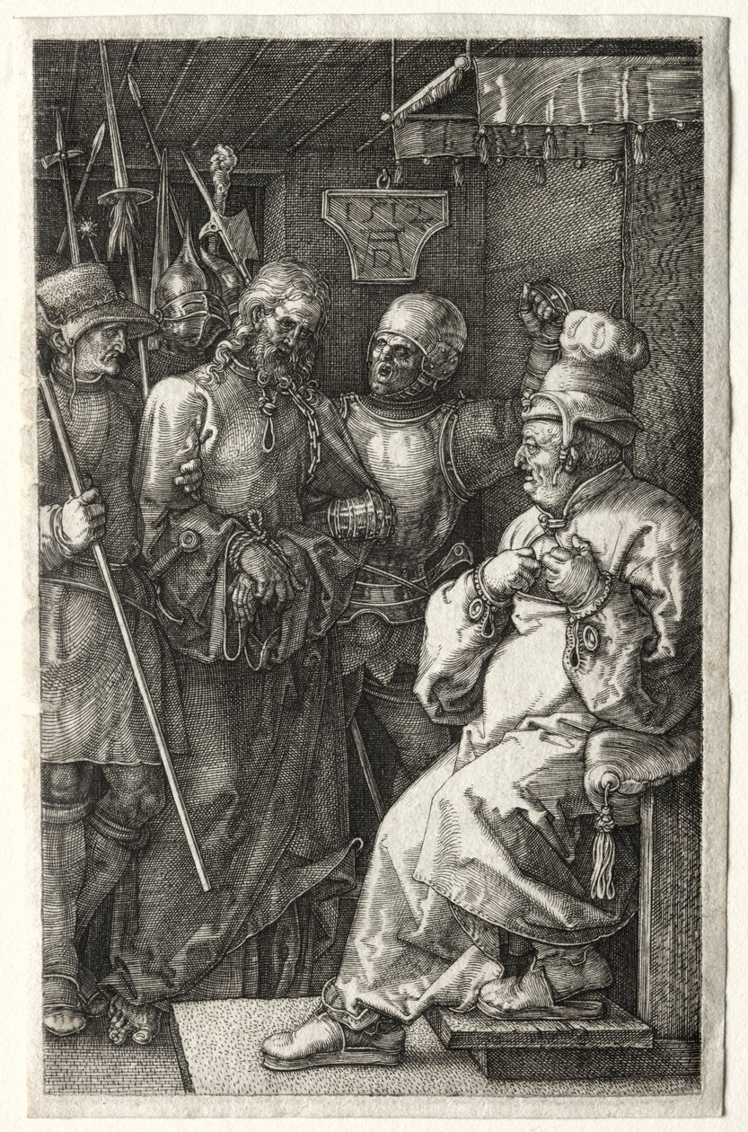 المسيح قبل Caiaphas ، 1512. بواسطة ألبريشت دورر