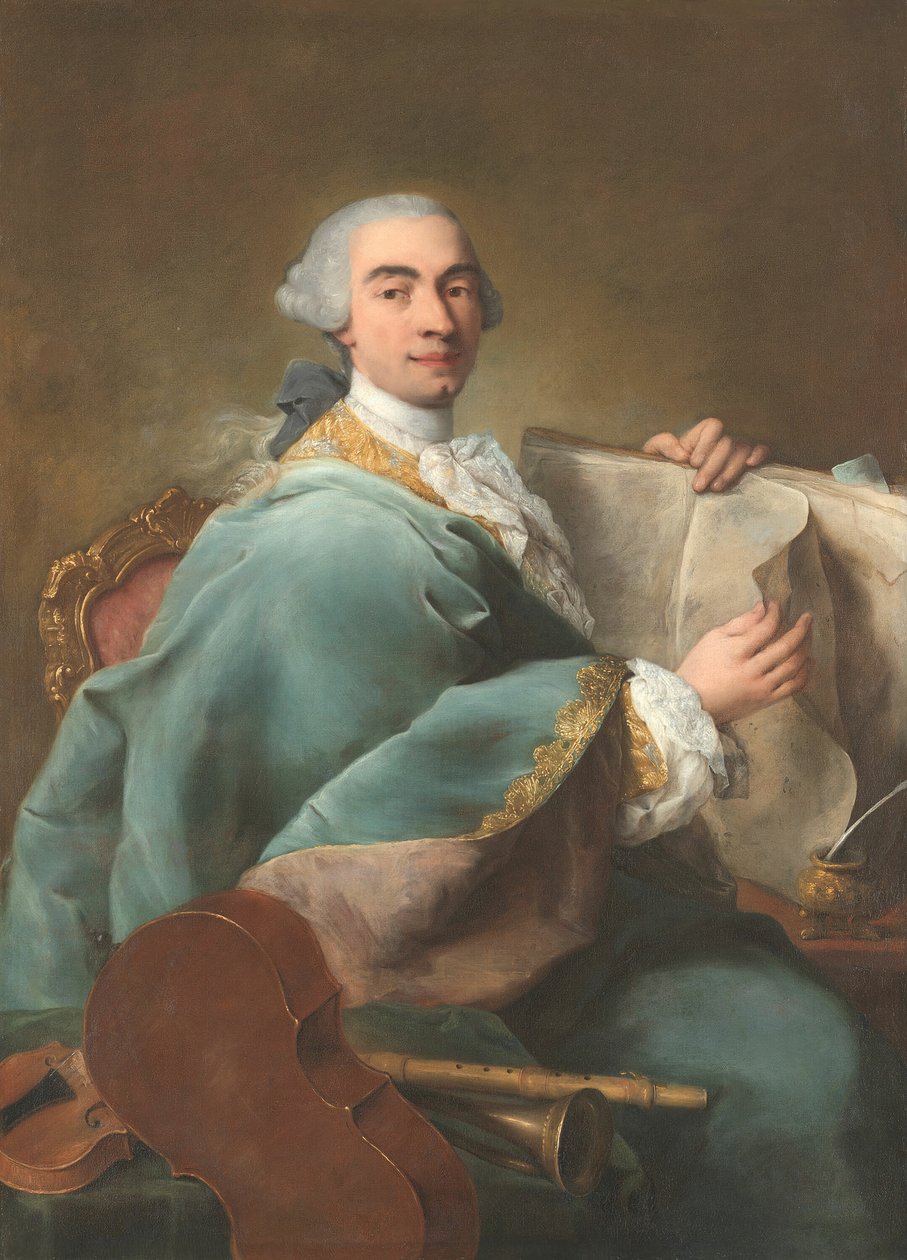 صورة لموسيقي ، كاليفورنيا. 1770. بواسطة أليساندرو لونجي