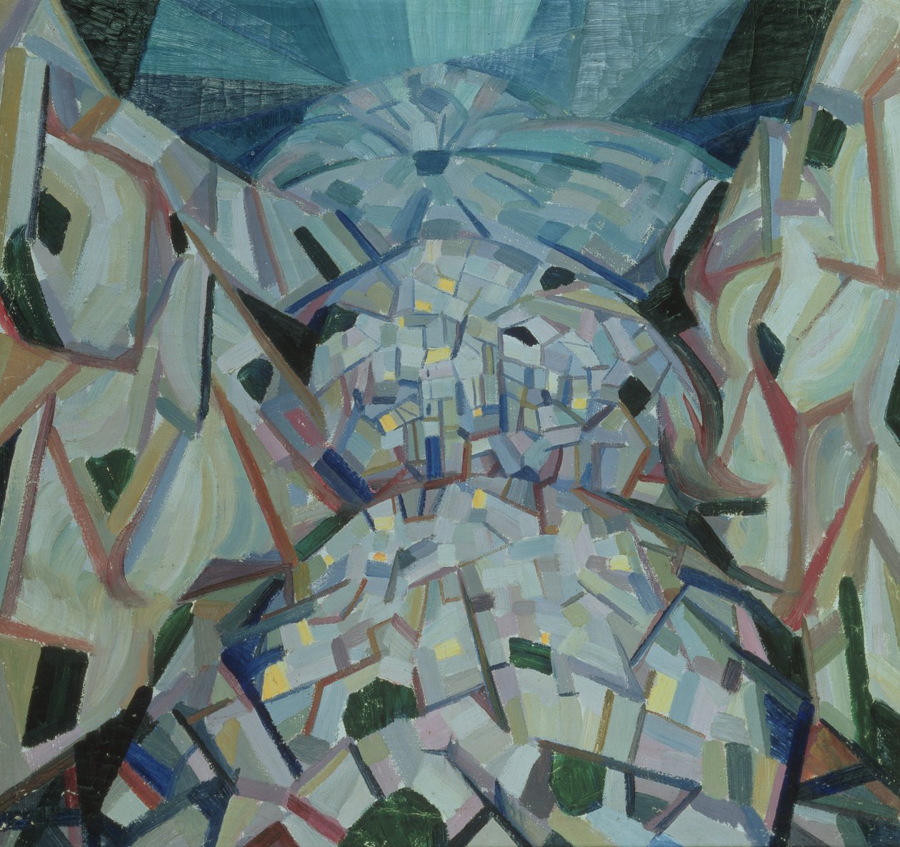 المناظر الطبيعية المجردة ، c.1913-15 بواسطة الكسندر بوغومازوف