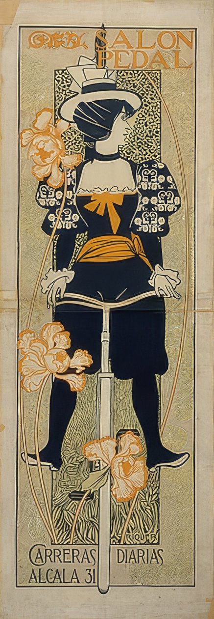 دواسة صالون. 1897 بواسطة ألكسندر دي ريكير