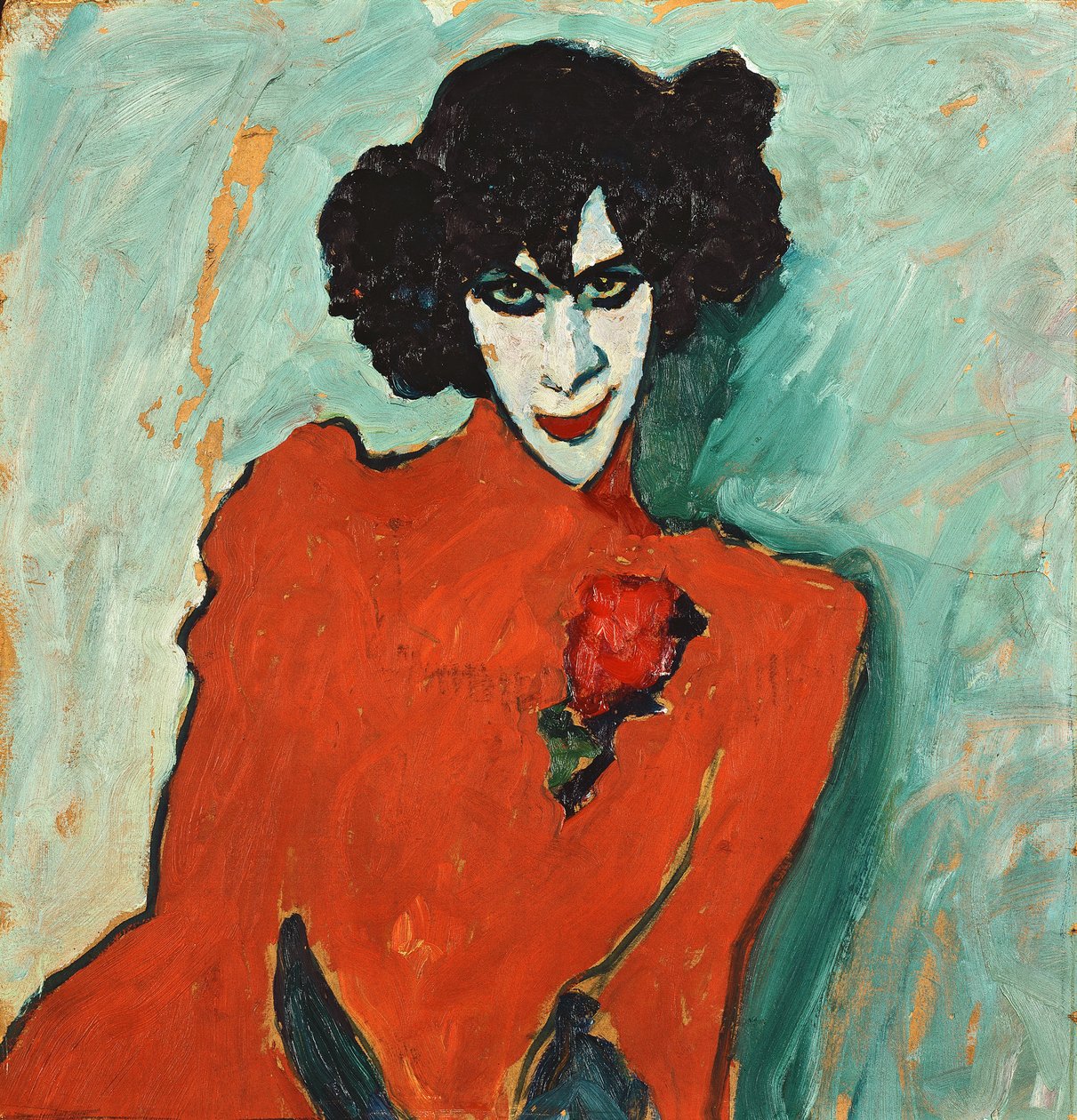 صورة الراقصة ألكسندر ساخاروف بواسطة Alexej von Jawlensky