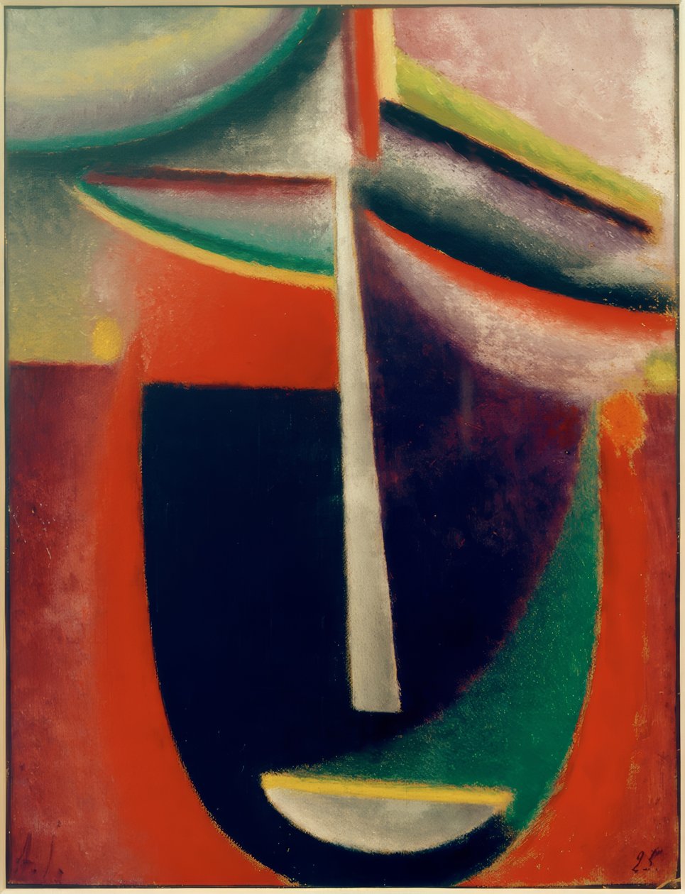 رأس الملخص: الغموض بواسطة Alexej von Jawlensky