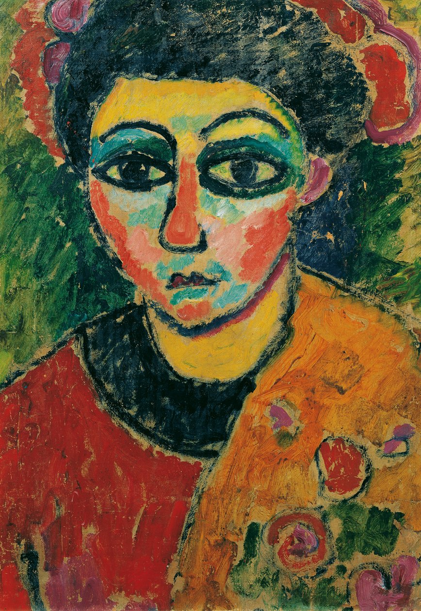 صورة سيدة بواسطة Alexej von Jawlensky