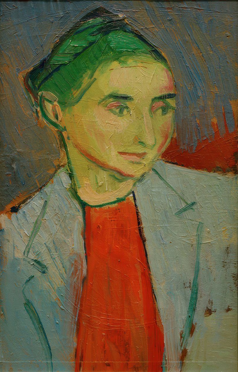 فتاة لاتفية بواسطة Alexej von Jawlensky