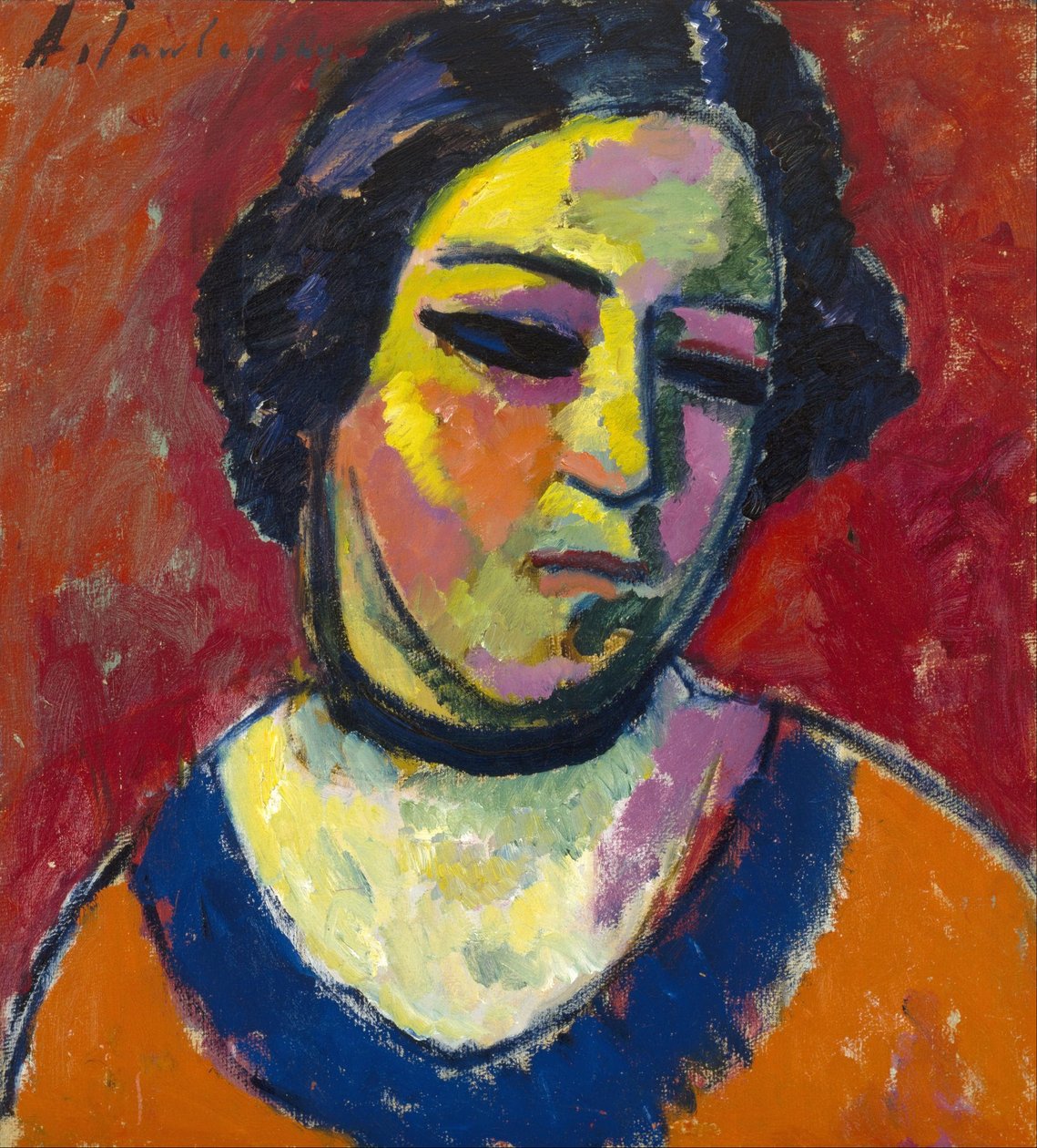 صورة لامرأة بواسطة Alexej von Jawlensky