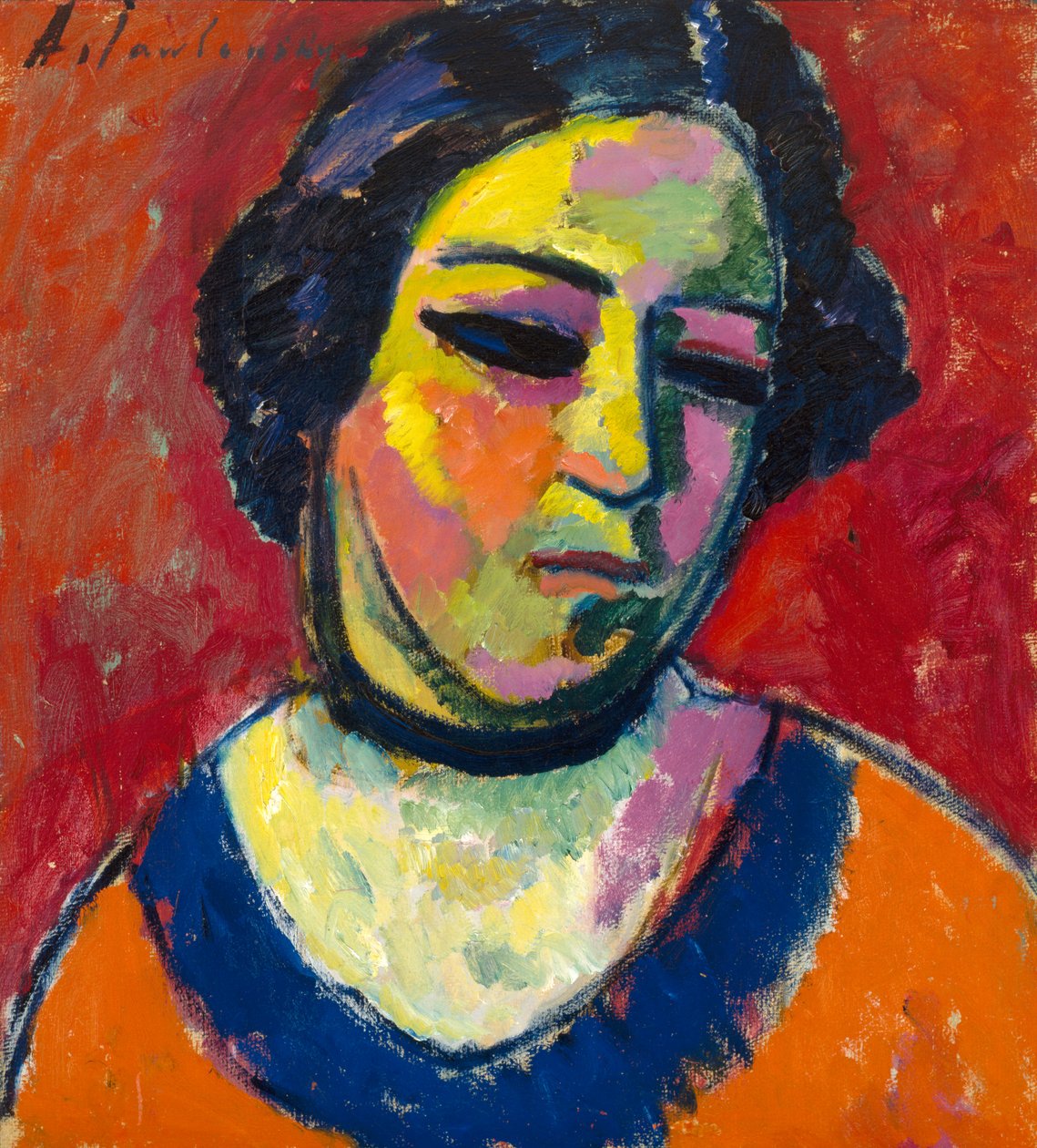 صورة لامرأة ، 1912 بواسطة Alexej von Jawlensky