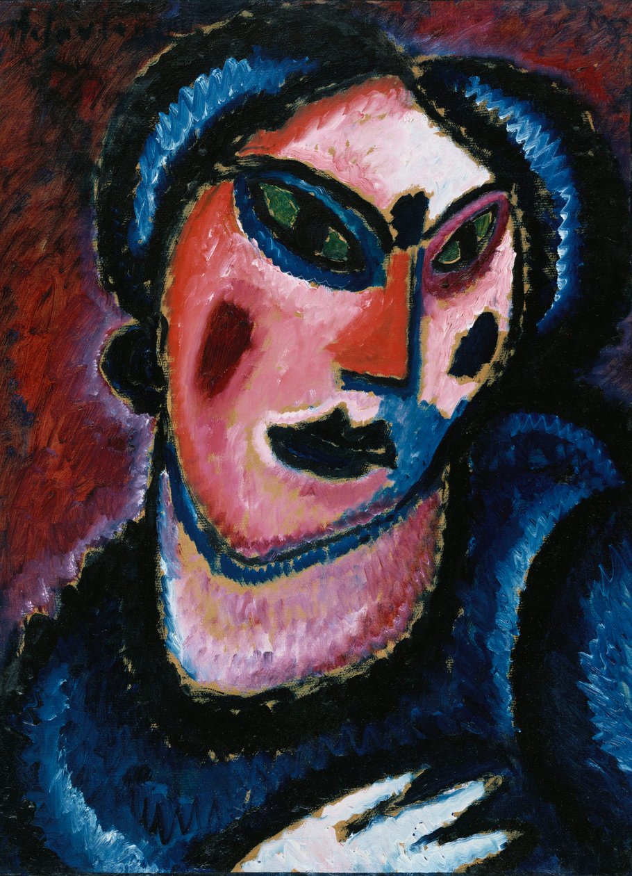 قفاز أبيض ، 1913 بواسطة Alexej von Jawlensky