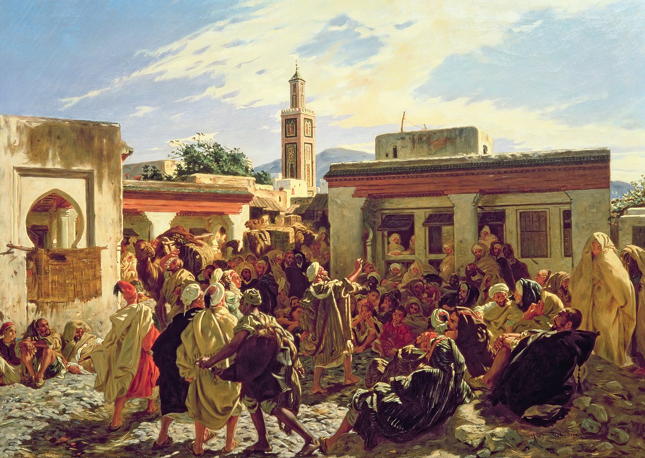 الراوي المغربي 1877 بواسطة ألفريد دهودنسك