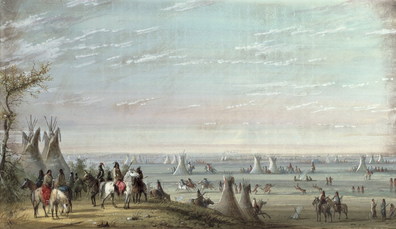 رانديفو ، 1837 بواسطة ألفريد جاكوب ميلر