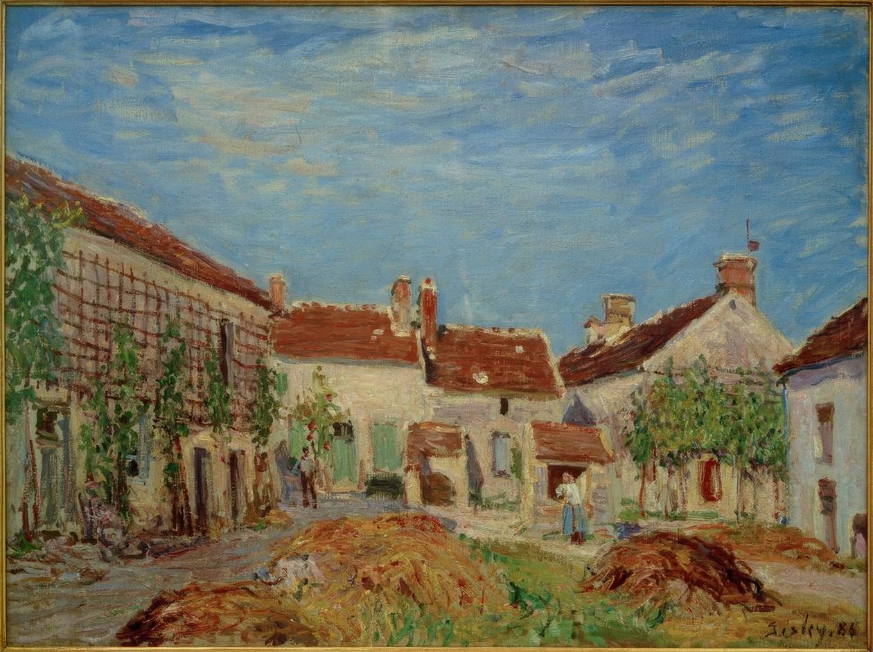 A Cour aux Sablons بواسطة الفريد سيسلي
