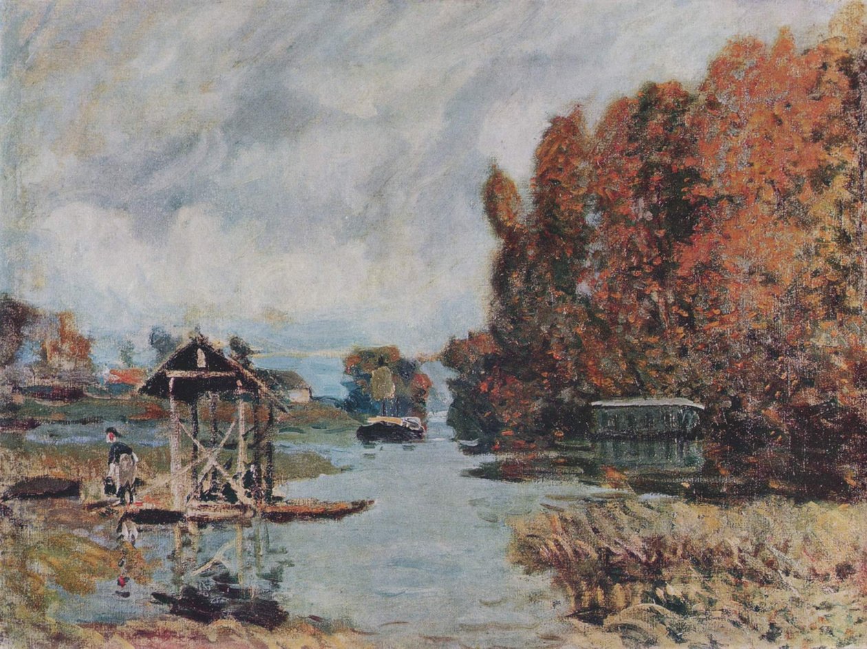 مغاسل من Bougival بواسطة الفريد سيسلي