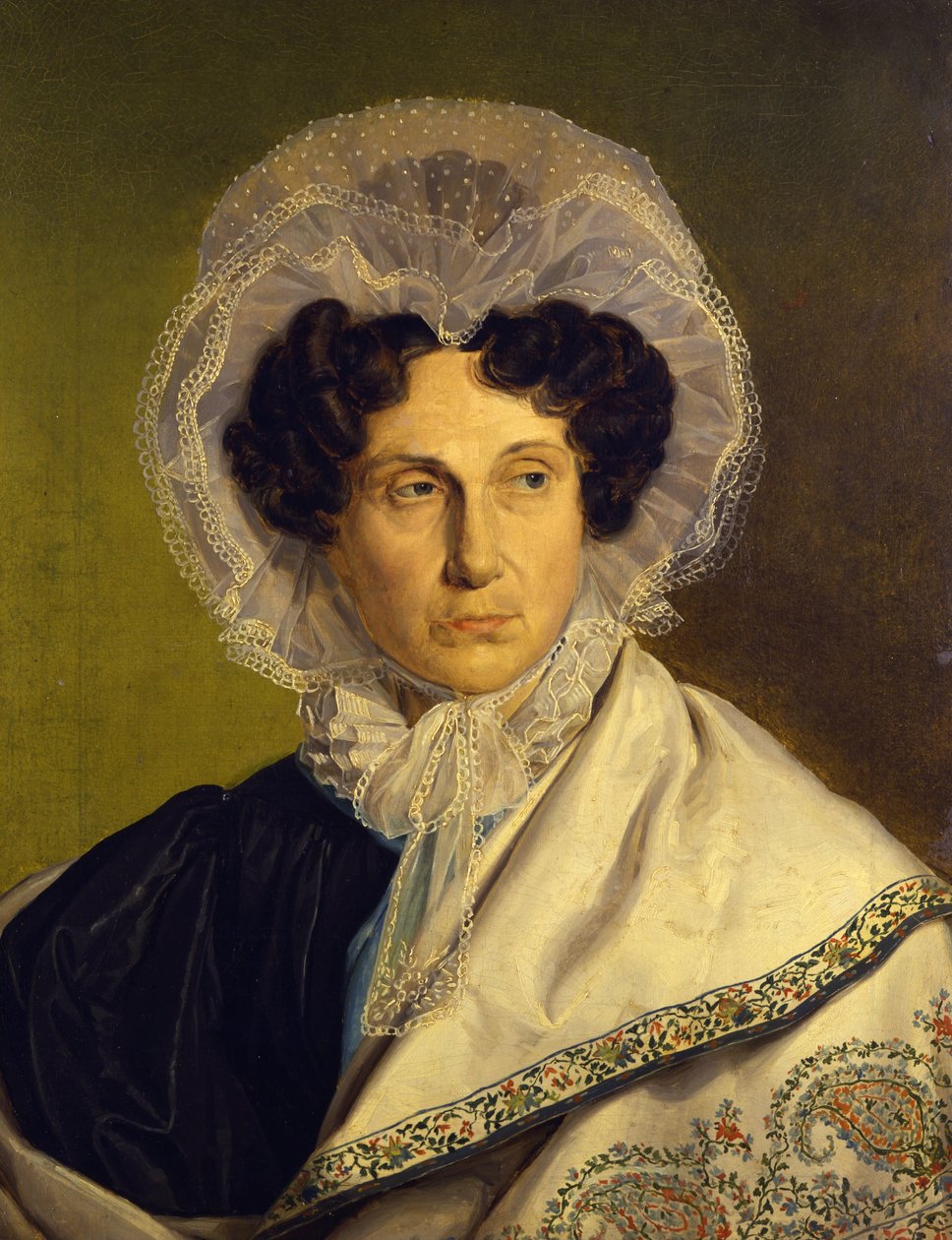 Portait of the Artists Mother، c.1833 بواسطة ألفريد ريتيل