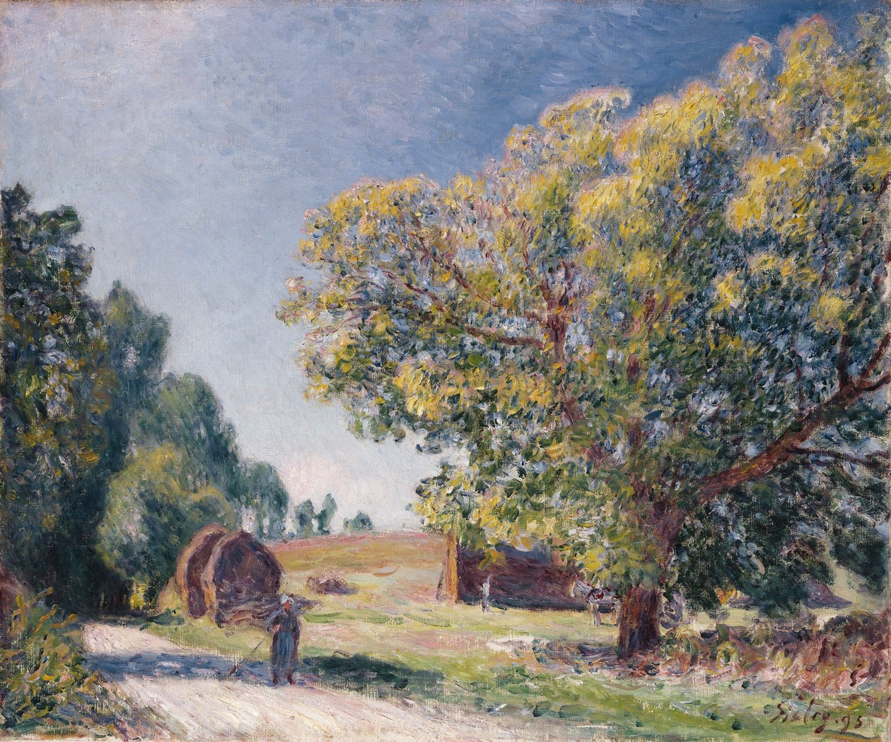 مقاصة في غابة ، 1895 بواسطة الفريد سيسلي