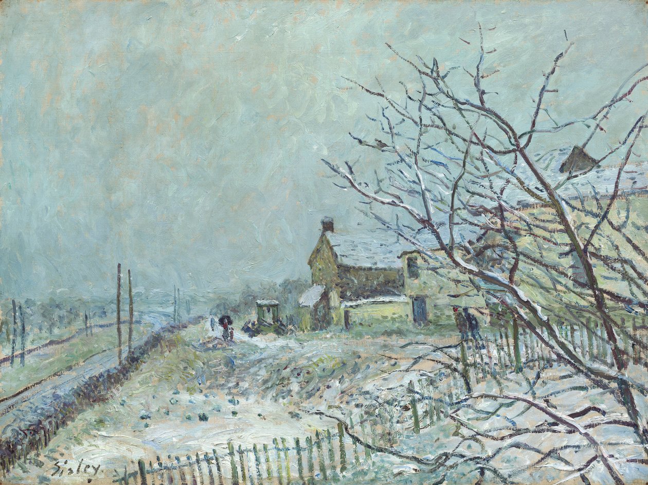 أول ثلوج في Veneux-Nadon ، 1878 بواسطة الفريد سيسلي