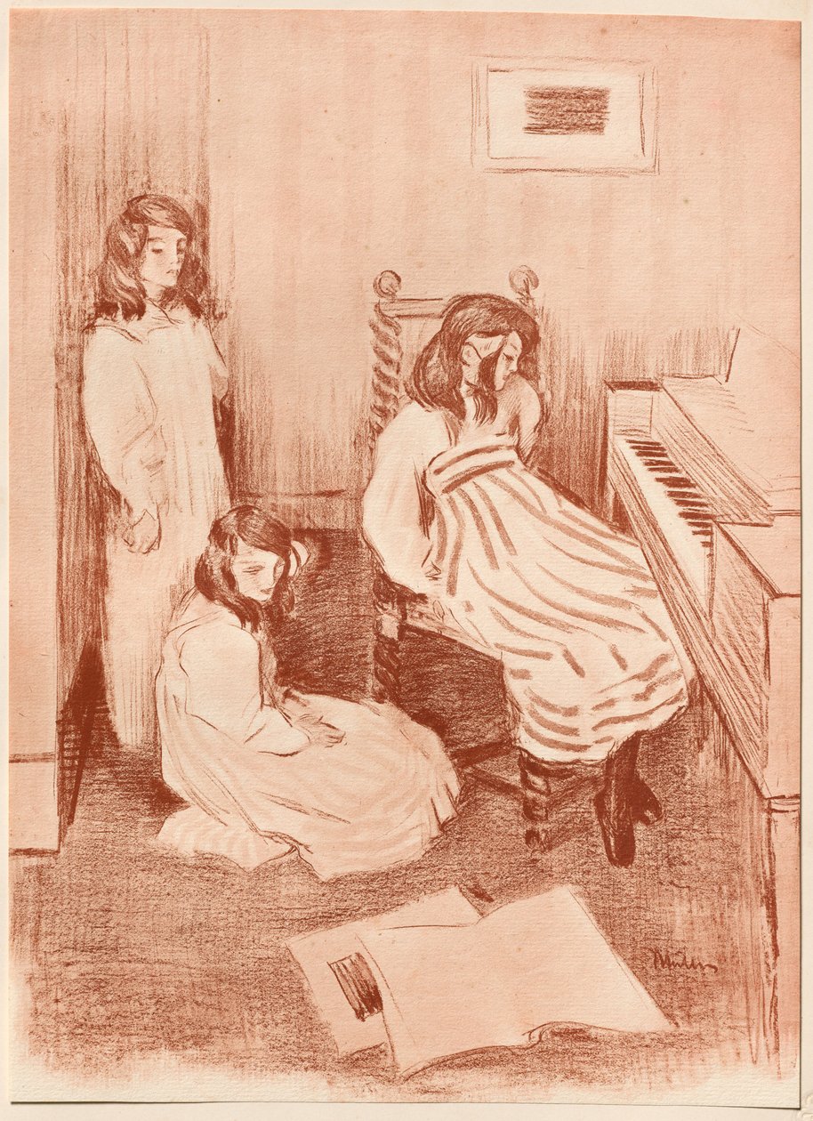 Bouderie ، 1898. بواسطة ألفريدو مولر