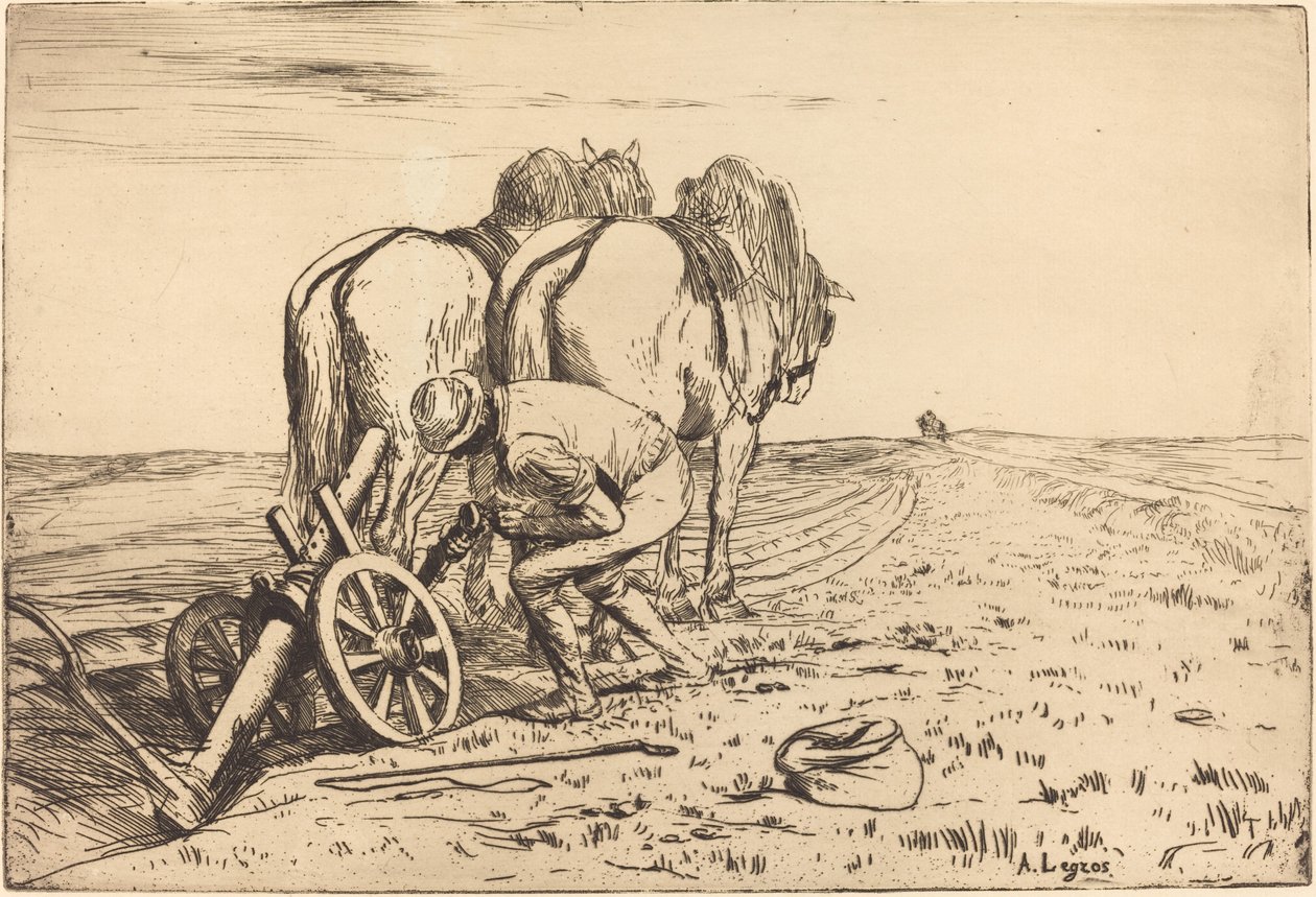 The Plow La Charrue. بواسطة ألفونس ليجروس