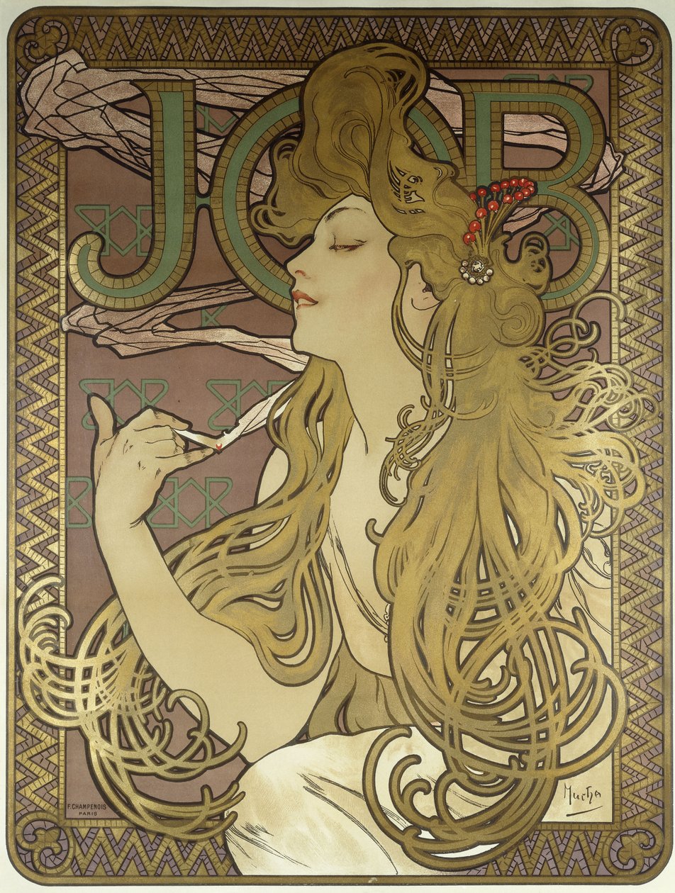 أيوب ، 1896 بواسطة ألفونس موشا