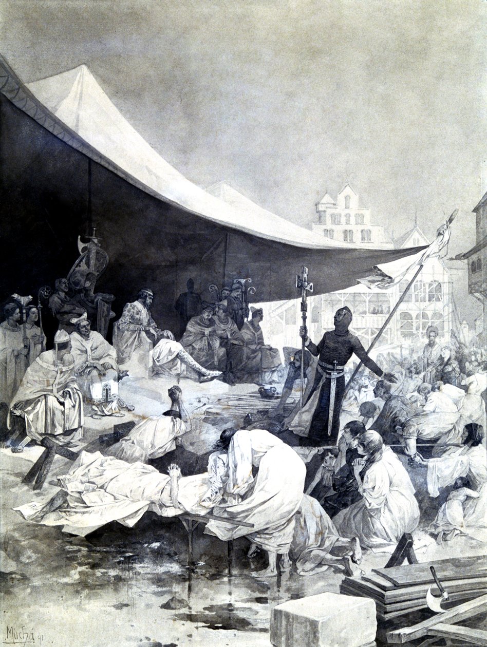 الصليب ، c1900-1939 بواسطة ألفونس موشا