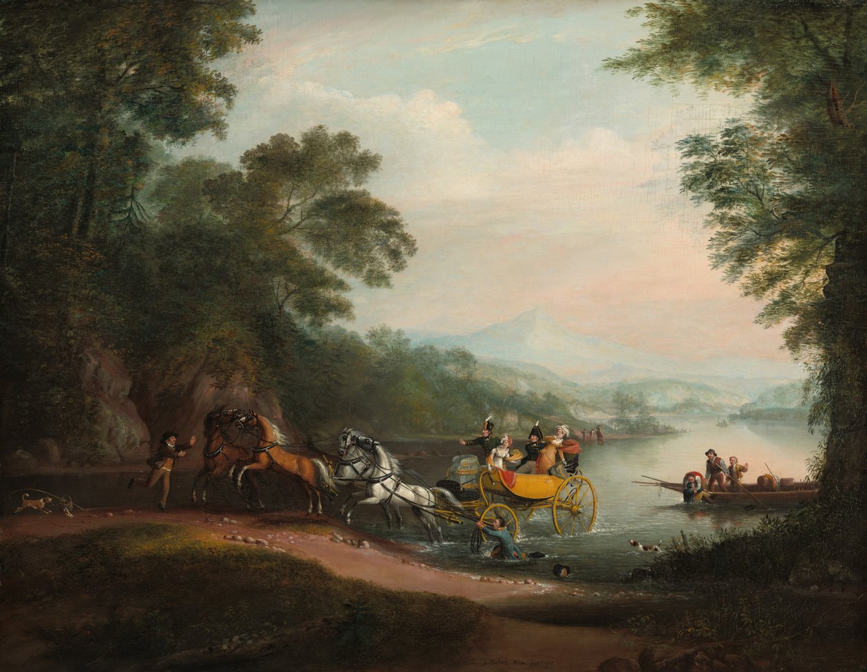 الحادثة في فورد 1818. بواسطة علوان فيشر