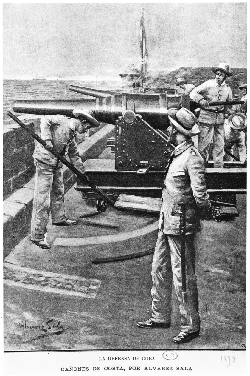 الدفاع عن كوبا ، 1898 بواسطة الفاريز سالا