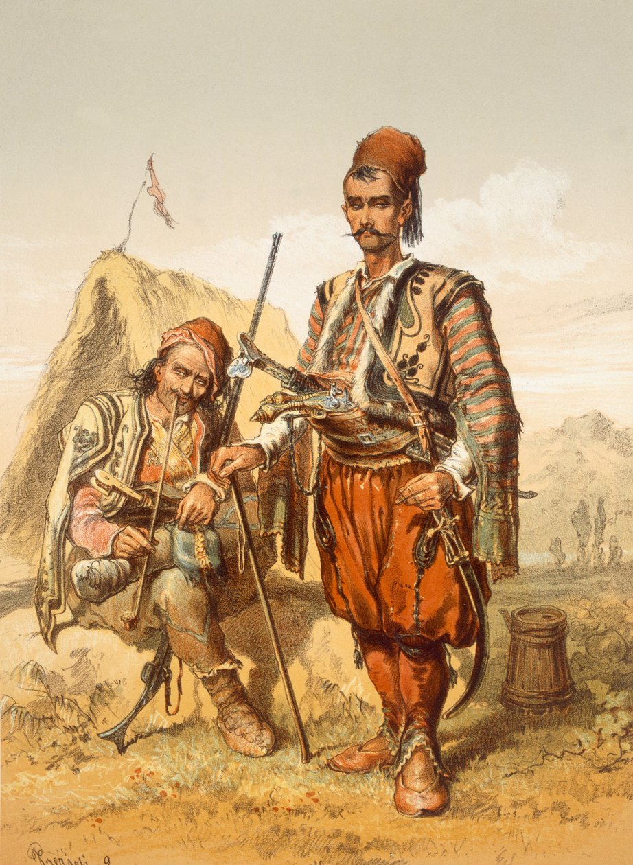 الحرس الكرواتي ، 1865 بواسطة أماديو بريزيوسي