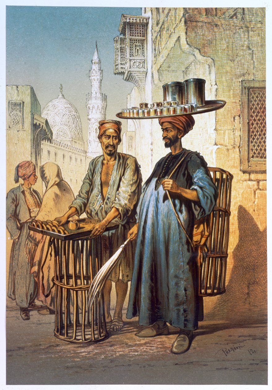 بائع الشاي ، ١٨٦٢ بواسطة أماديو بريزيوسي