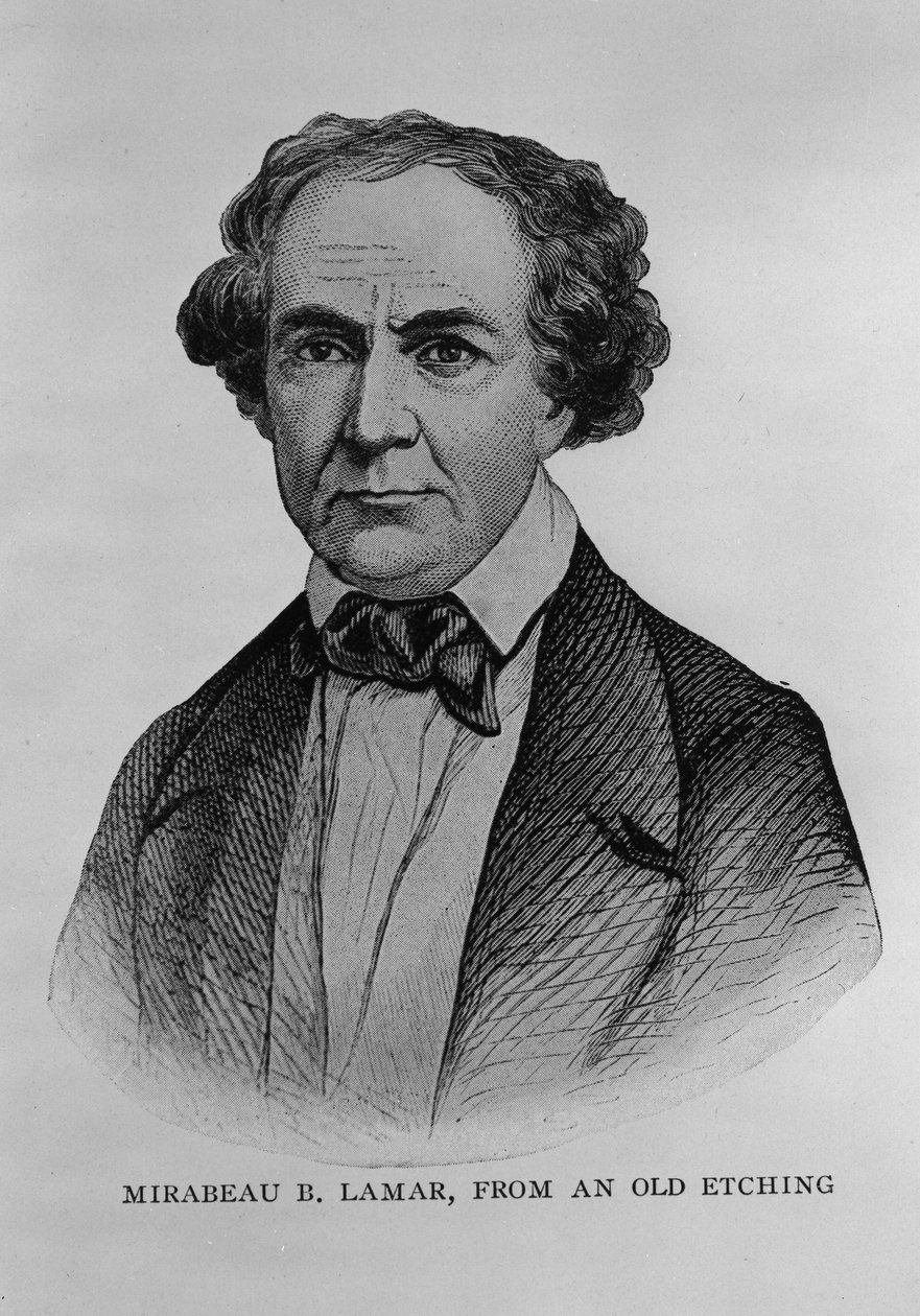 Mirabeau B. Lamar بواسطة المدرسة الأمريكية