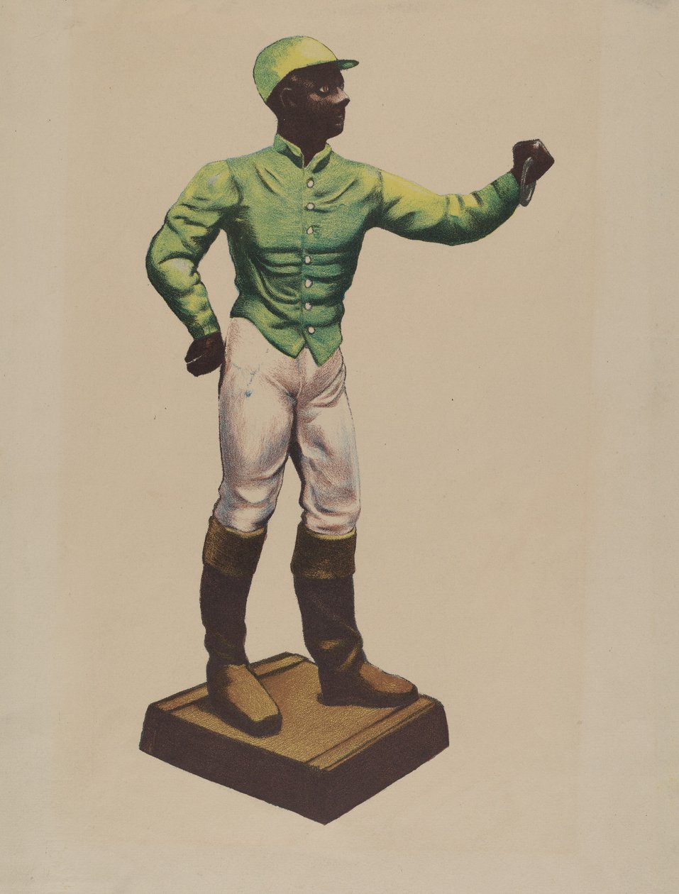 Jockey Hitching Post بواسطة القرن العشرين الأمريكي