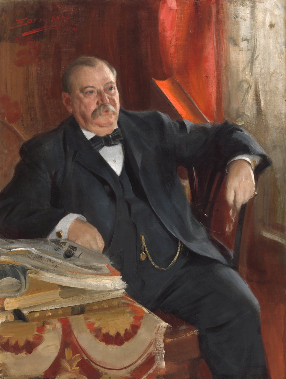 جروفر كليفلاند ، 1899. بواسطة المختلف هو ليونارد زورن