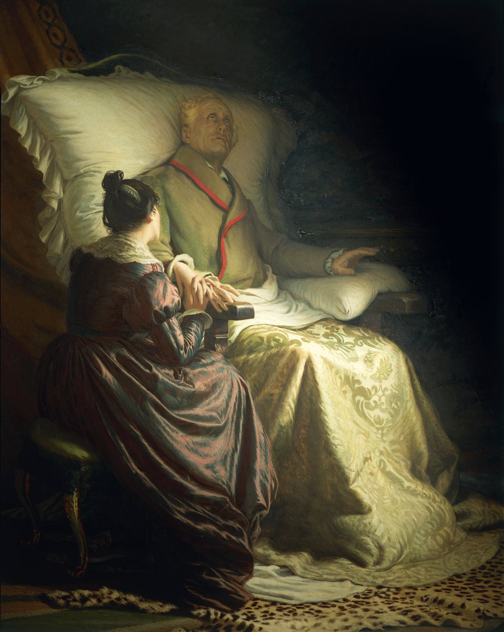 Dying Goethe بواسطة أنجيلو موربيلي