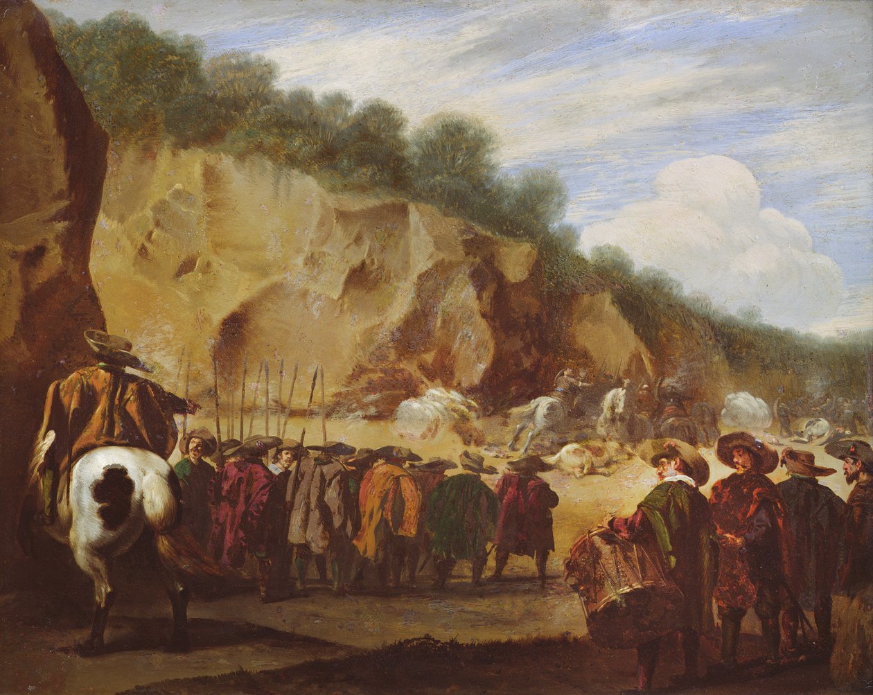 الكمين ، ج. 1646-56 بواسطة أنيللو فالكون