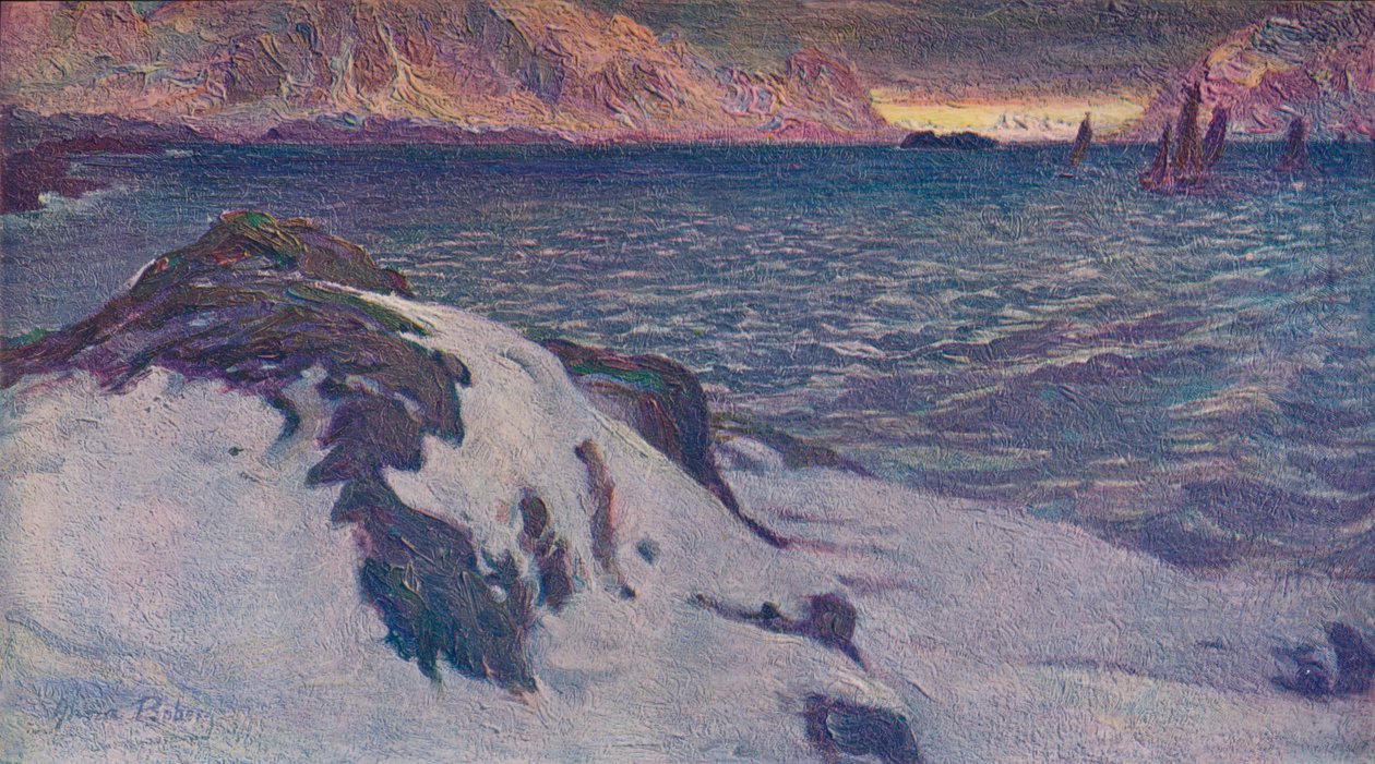 A Lofoden Seascape ، c1910 بواسطة آنا كاتارينا بوبرج