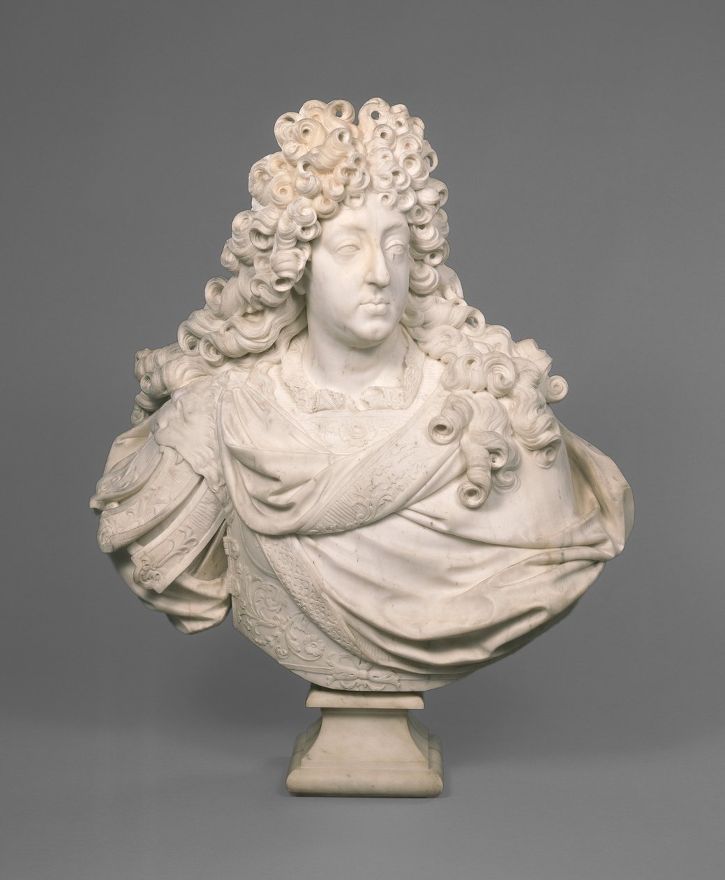 Louis of France ، The Grand Dauphin ، c.1698 (رخام) بواسطة أنطوان كويسيفوكس