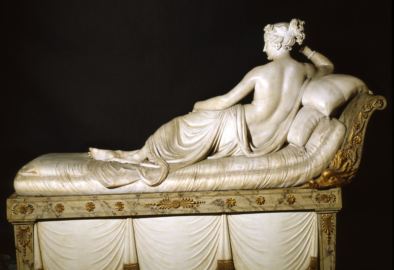 بولين بونابرت مثل Venus Triumphant ، c.1805-08 (رخام) بواسطة انطونيو كانوفا