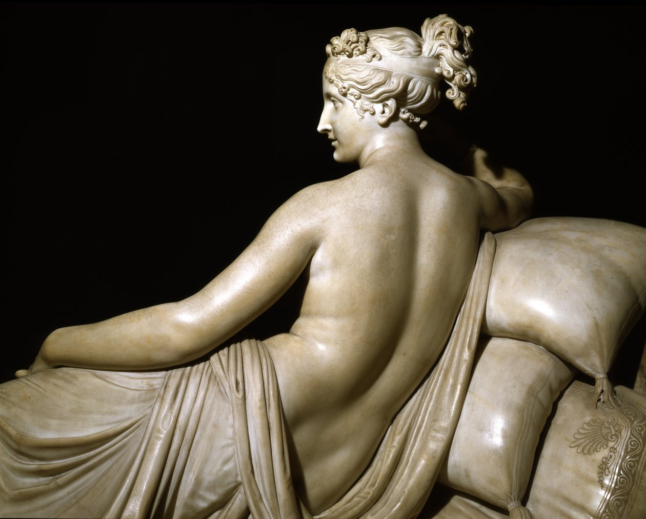 بولين بونابرت مثل Venus Triumphant ، c.1805-08 (رخام) بواسطة انطونيو كانوفا